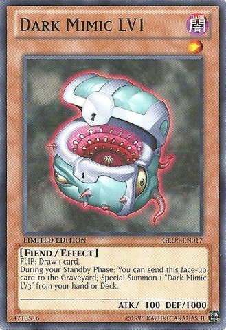 Amazon.com: Yu-Gi-Oh! - Dark Mimic LV1 (GLD5-EN017) - Gold Series